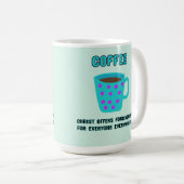 Kaffee Christlich Forgivene Kaffeetasse (VorderseiteRechts)