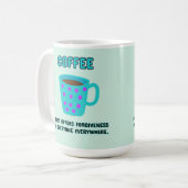 Kaffee Christlich Forgivene Kaffeetasse (Vorderseite Links)