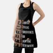 Kaffee Christus bietet jedem Verzeihung Schürze (InSitu)