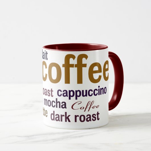 Kaffee Cloud Tasse (VorderseiteRechts)