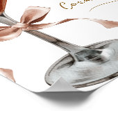 Kaffee & Cocktails Espresso Martini Brautparty Poster (Ecke)