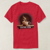 Kaffee-Code 2 T-Shirt (Design vorne)