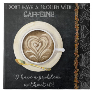 Kaffee Coffein Cappuccino Teatro Sociale Fliese