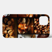 Kaffee-Collage 2 Case-Mate iPhone Hülle (Rückseite (Horizontal))