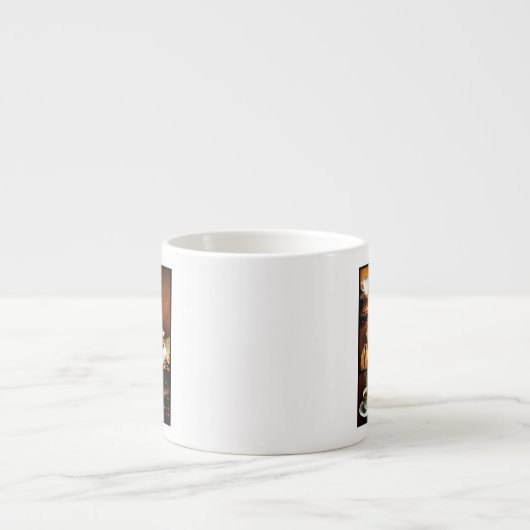 Kaffee-Collage 2 Espressotasse (Vorderseite)