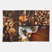Kaffee-Collage 2 Küchentuch (Horizontal)