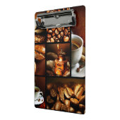 Kaffee-Collage 2 Mini Klemmbrett (Gewinkelt2)
