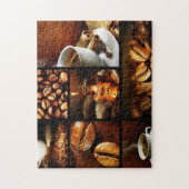 Kaffee-Collage 2 Puzzle (Vertikal)