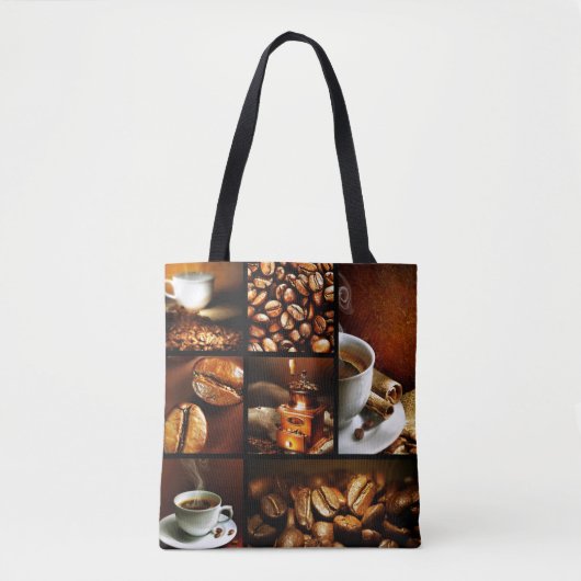 Kaffee-Collage 2 Tasche (Vorderseite)