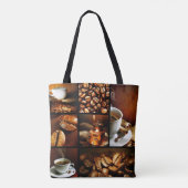 Kaffee-Collage 2 Tasche (Rückseite)