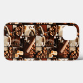Kaffee-Collage Case-Mate iPhone Hülle (Rückseite (Horizontal))