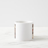 Kaffee-Collage Espressotasse (Vorderseite)