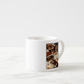 Kaffee-Collage Espressotasse (Vorderseite Rechts)