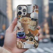 Kaffee Collage Handy Case iPhone Hülle