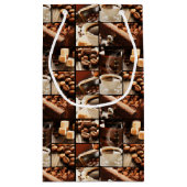 Kaffee-Collage Kleine Geschenktüte (Rückseite)