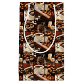 Kaffee-Collage Kleine Geschenktüte (Vorderseite)