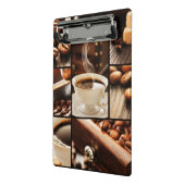 Kaffee-Collage Mini Klemmbrett (Gewinkelt2)