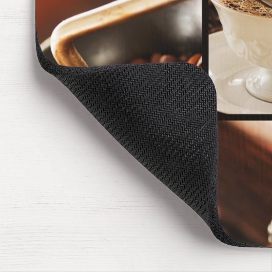 Kaffee-Collage Mousepad (Ecke)