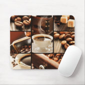Kaffee-Collage Mousepad (Mit Mouse)