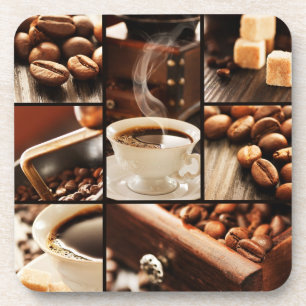 Kaffee-Collage Untersetzer