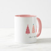 Kaffee & Cosy Nigths - Weihnachtsbaum-Tasse Tasse (VorderseiteRechts)