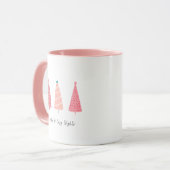 Kaffee & Cosy Nigths - Weihnachtsbaum-Tasse Tasse (Vorderseite Links)