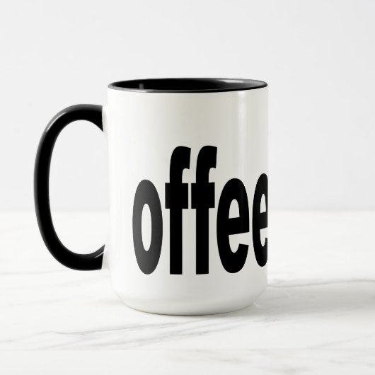 Kaffee-Cousins Tasse (Links)