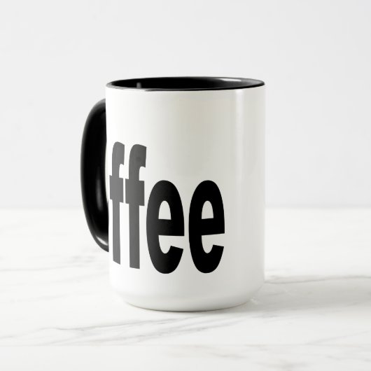 Kaffee-Cousins Tasse (Vorderseite Links)