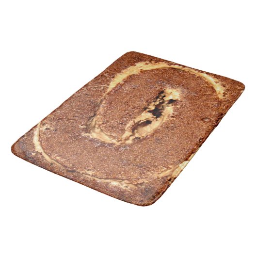 Kaffee-Creme Badematte (Schrägansicht)