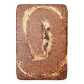 Kaffee-Creme Badematte (Vorderseite Vertikal)