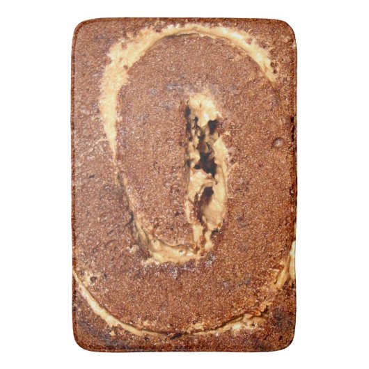 Kaffee-Creme Badematte (Vorderseite Vertikal)