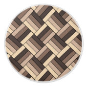 Kaffee & Creme Mosaik Keramikknauf (Vorderseite)