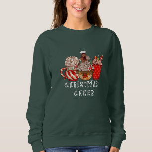 Kaffee Creme Weihnachten Sweatshirt Holiday Hoodie
