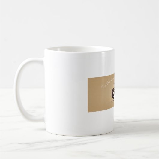 Kaffee & Cuddles Podcast Tasse (Links)