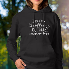 Kaffee, Cuddles und Kaninchen-Liebe Hoodie