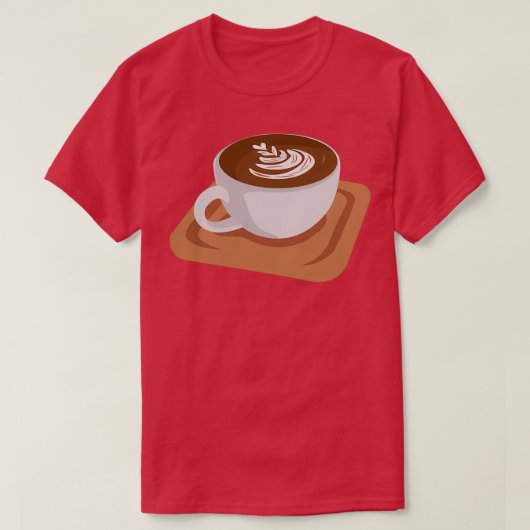 Kaffee-Cup 1 T-Shirt (Design vorne)
