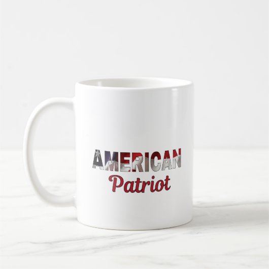 Kaffee-Cup: Amerikanischer Patriot Kaffeetasse (Links)