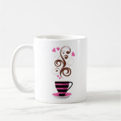 Kaffee-Cup, Arabica-Kaffee, Schwarzer Kaffee, Herz Kaffeetasse (Links)