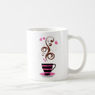 Kaffee-Cup, Arabica-Kaffee, Schwarzer Kaffee, Herz Kaffeetasse