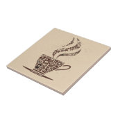 Kaffee Cup Art für Ihre Küche Fliese (Seite)