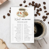 Kaffee-Cup-Brautparty Würde sie lieber spielen