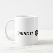 Kaffee Cup "Bring it On" Darts Kaffeetasse (Links)