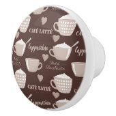 Kaffee Cup Cappuccino Lover Machiatto Herz Keramikknauf (Rechts)