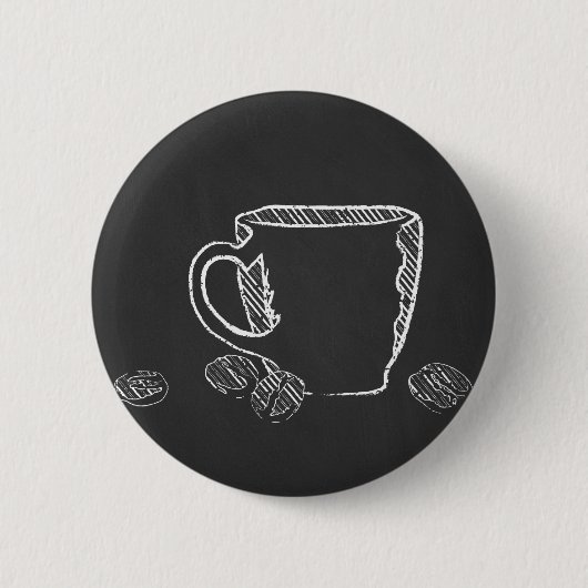 KAFFEE CUP CHALK BUTTON (Vorderseite)