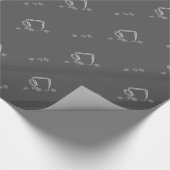 KAFFEE CUP CHALK GESCHENKPAPIER (Ecke)