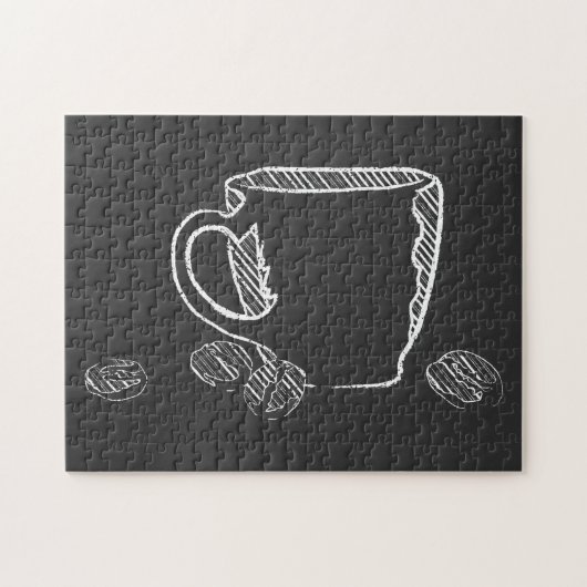 KAFFEE CUP CHALK PUZZLE (Horizontal)