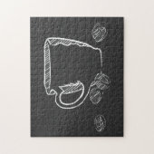 KAFFEE CUP CHALK PUZZLE (Vertikal)