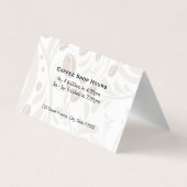 Kaffee-Cup-Dampfkarte Visitenkarten (Rückseite)