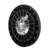 Kaffee Cup Dart Board individuell anpassbar Dartscheibe (Vorderseite rechts)
