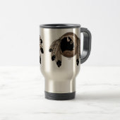 Kaffee-Cup der ersten Nationen für Reisende Reisebecher (VorderseiteRechts)